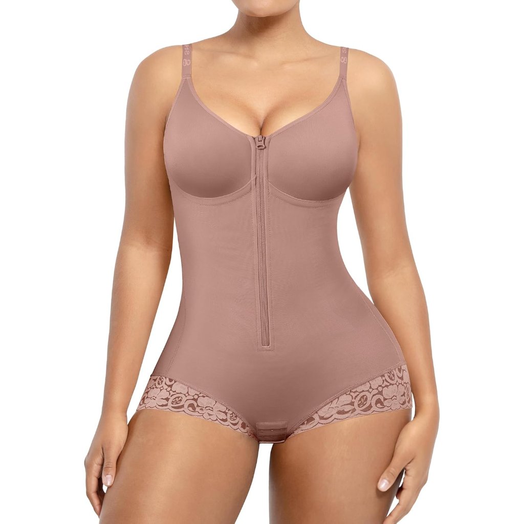 Shapewear For Women Tummy Control Half Body Shaper Snatched Zipper Butt Lifting